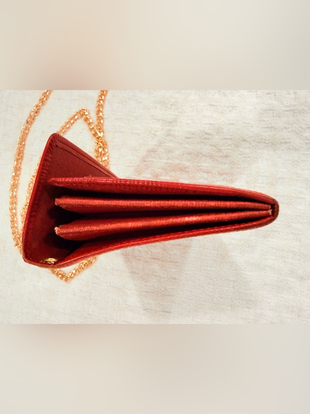 Louis Vuitton Epi Leather (long) Sarah Wallet in Brilliant Red/Red VGUC - Picture 7 of 13